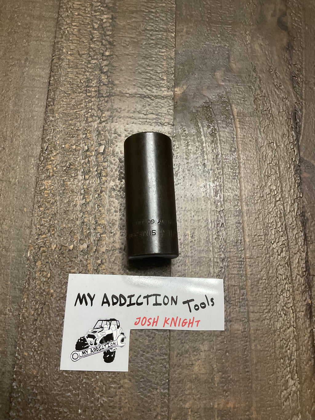 Snap on 3/8” drive 13/16” deep well impact socket 6pt