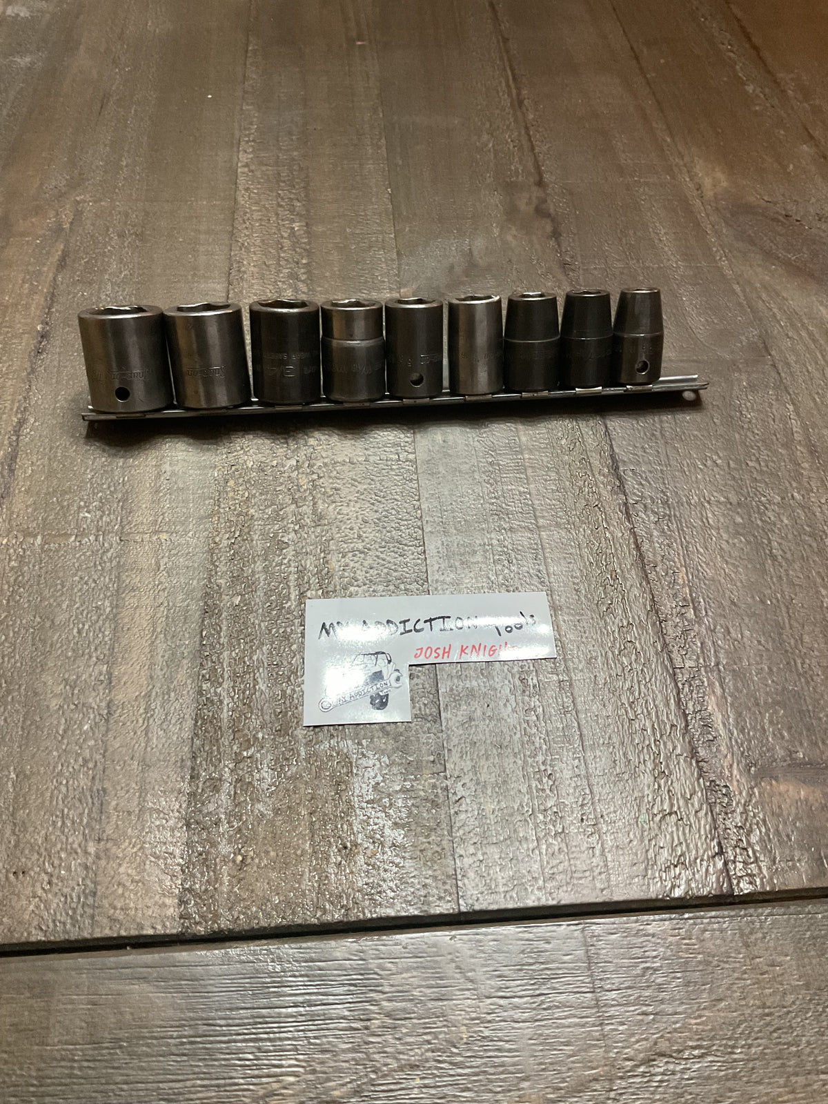 Snap on 1/2” drive SAE shallow 6pt impact socket set work just as they all should