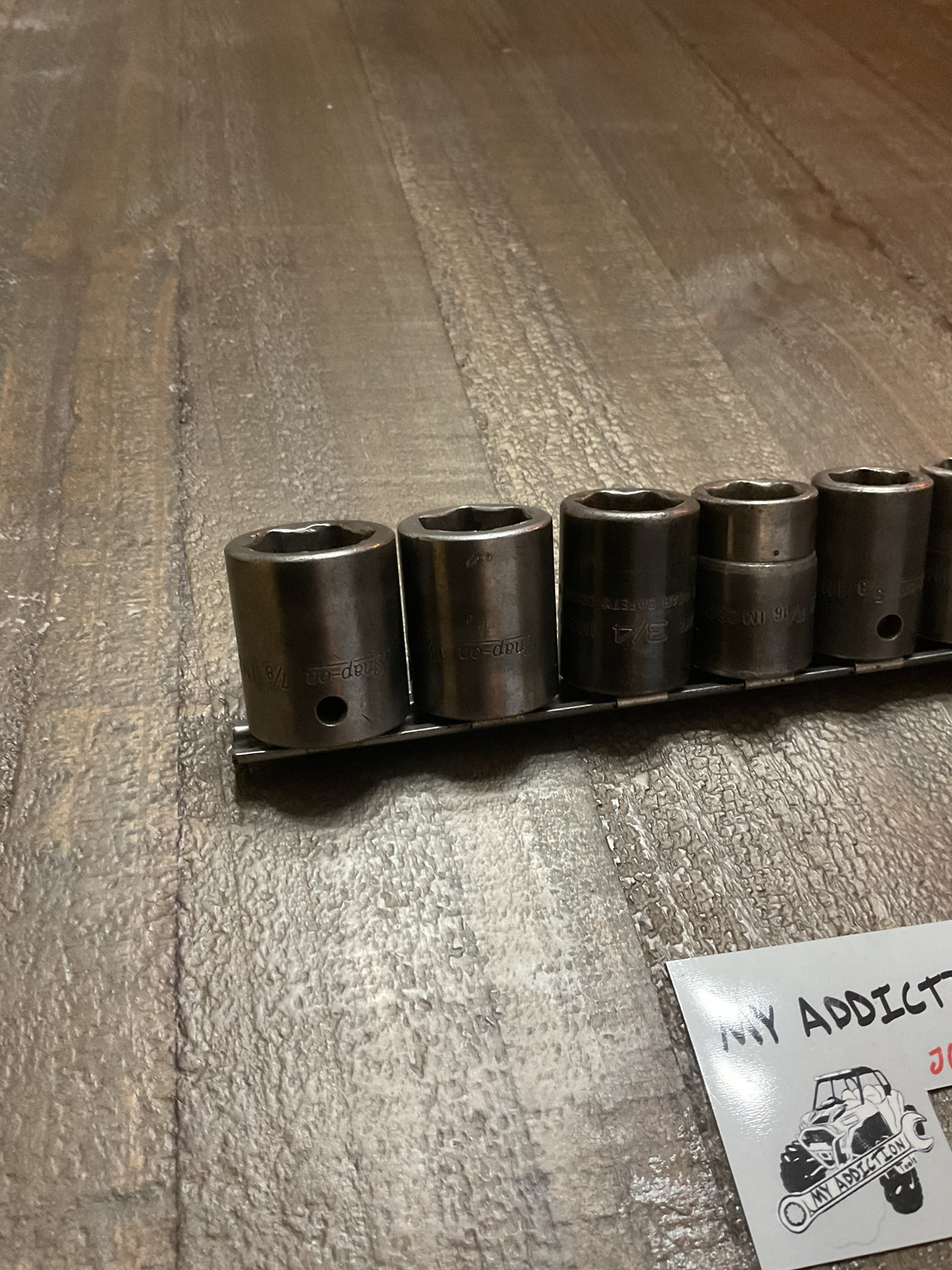 Snap on 1/2” drive SAE shallow 6pt impact socket set work just as they all should