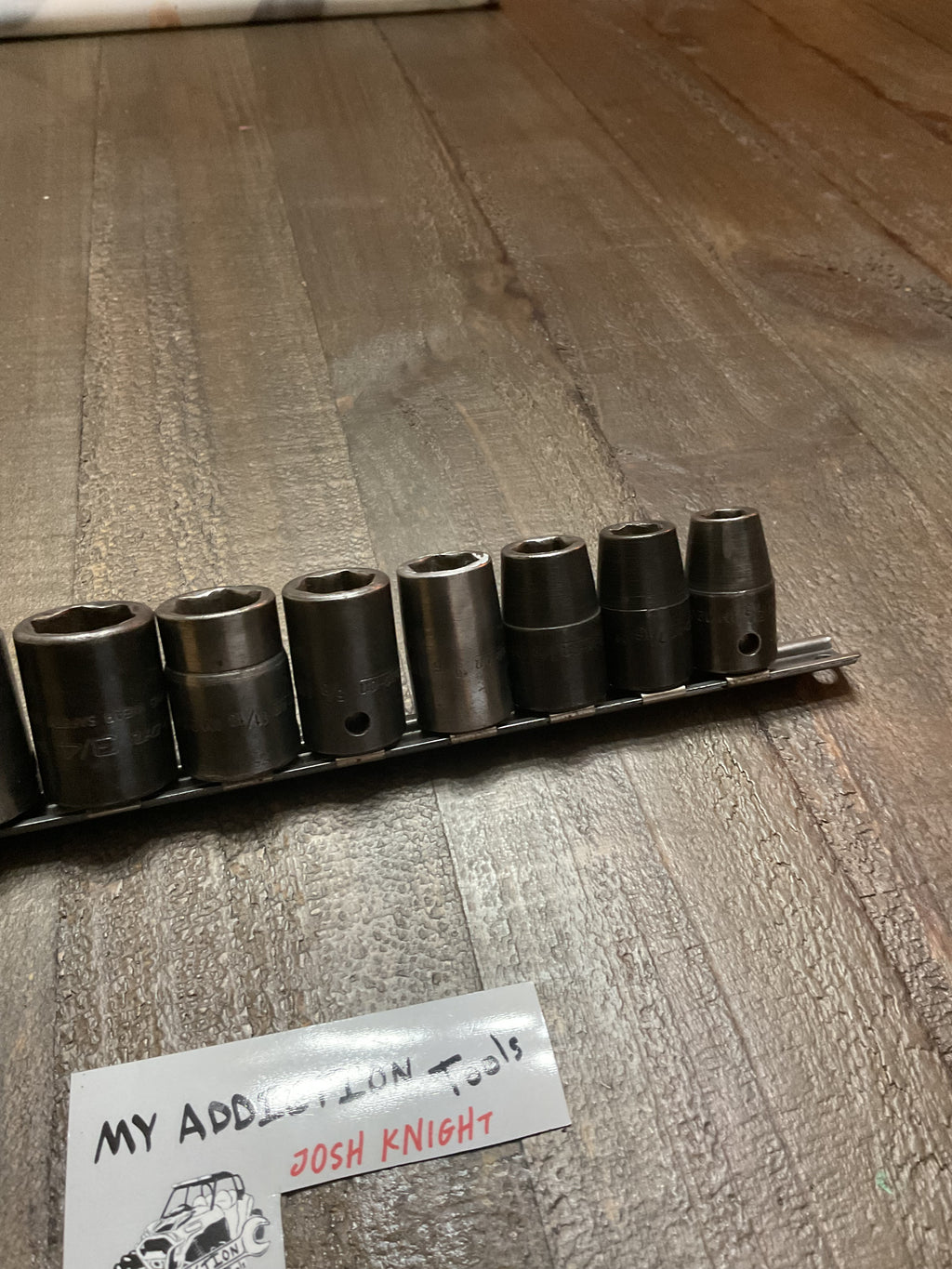 Snap on 1/2” drive SAE shallow 6pt impact socket set work just as they all should