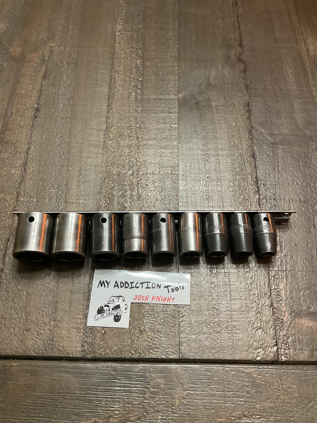 Snap on 1/2” drive SAE shallow 6pt impact socket set work just as they all should