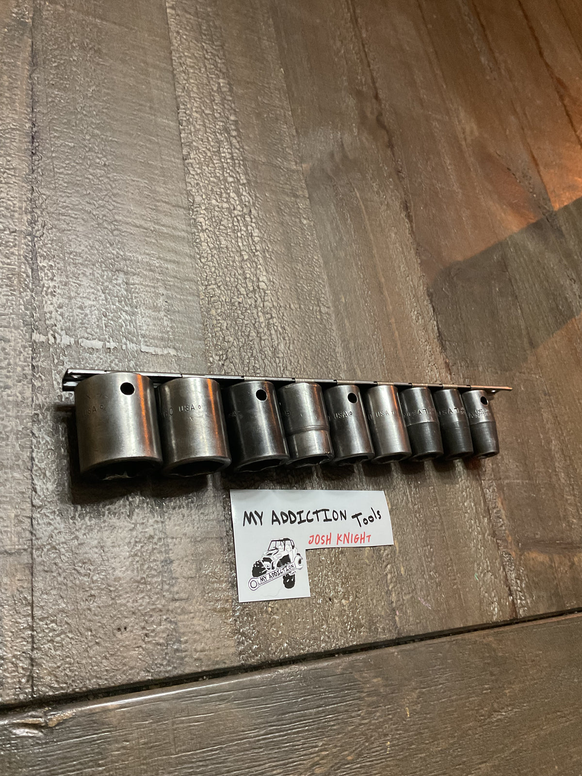 Snap on 1/2” drive SAE shallow 6pt impact socket set work just as they all should