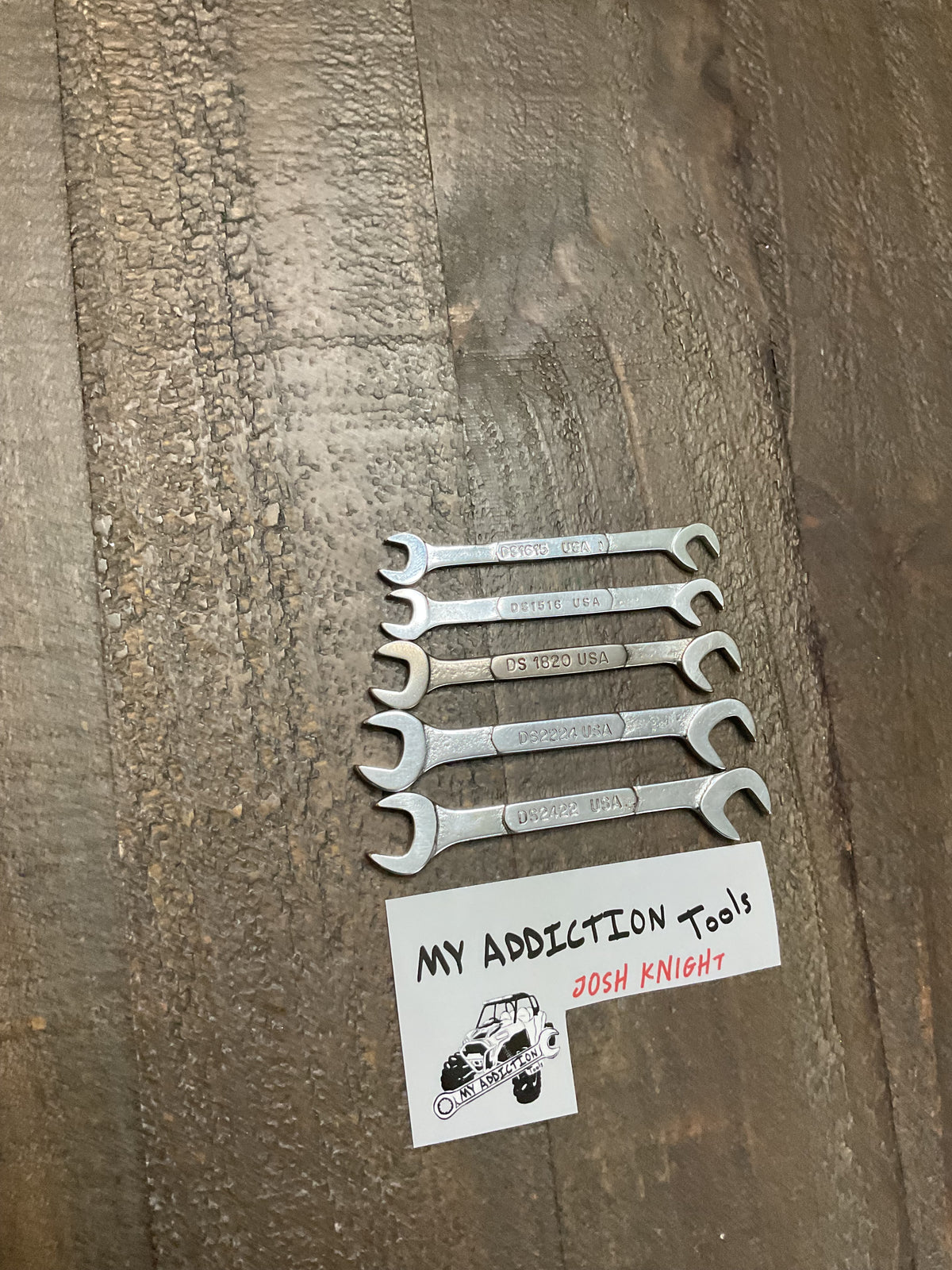 Snap on 5 piece ignition wrench set no owner markings great working condition