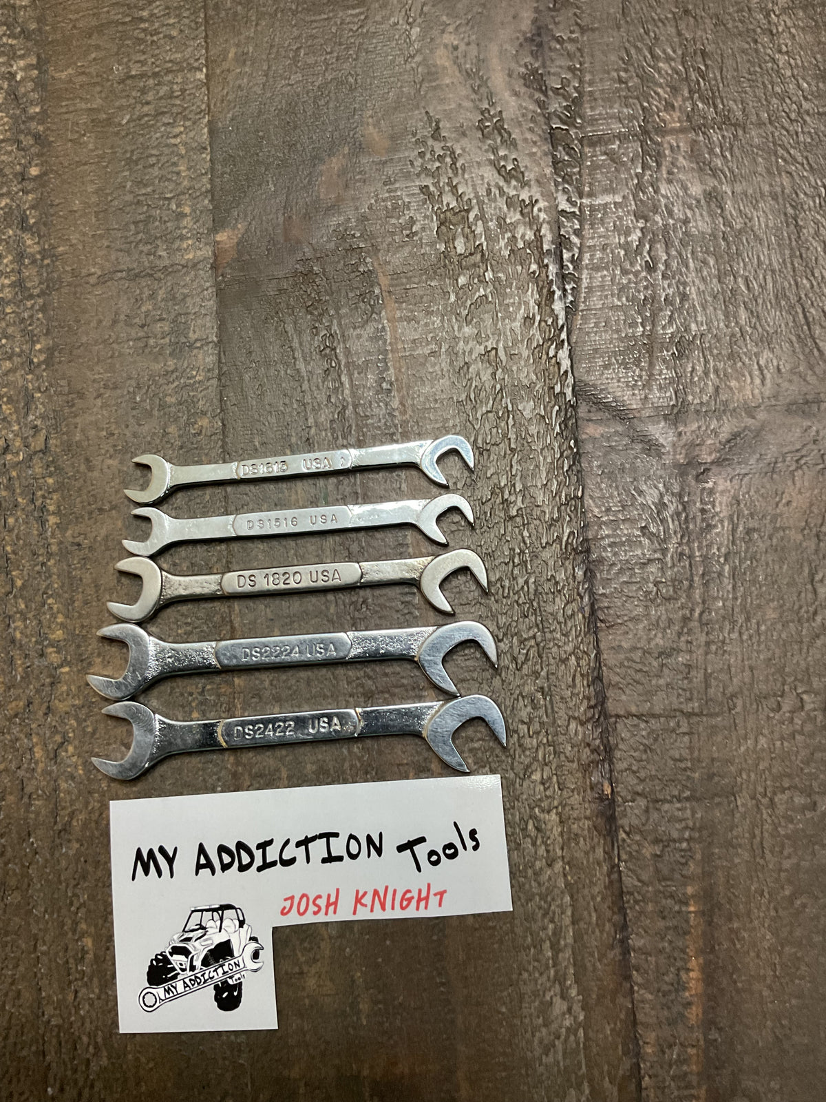 Snap on 5 piece ignition wrench set no owner markings great working condition