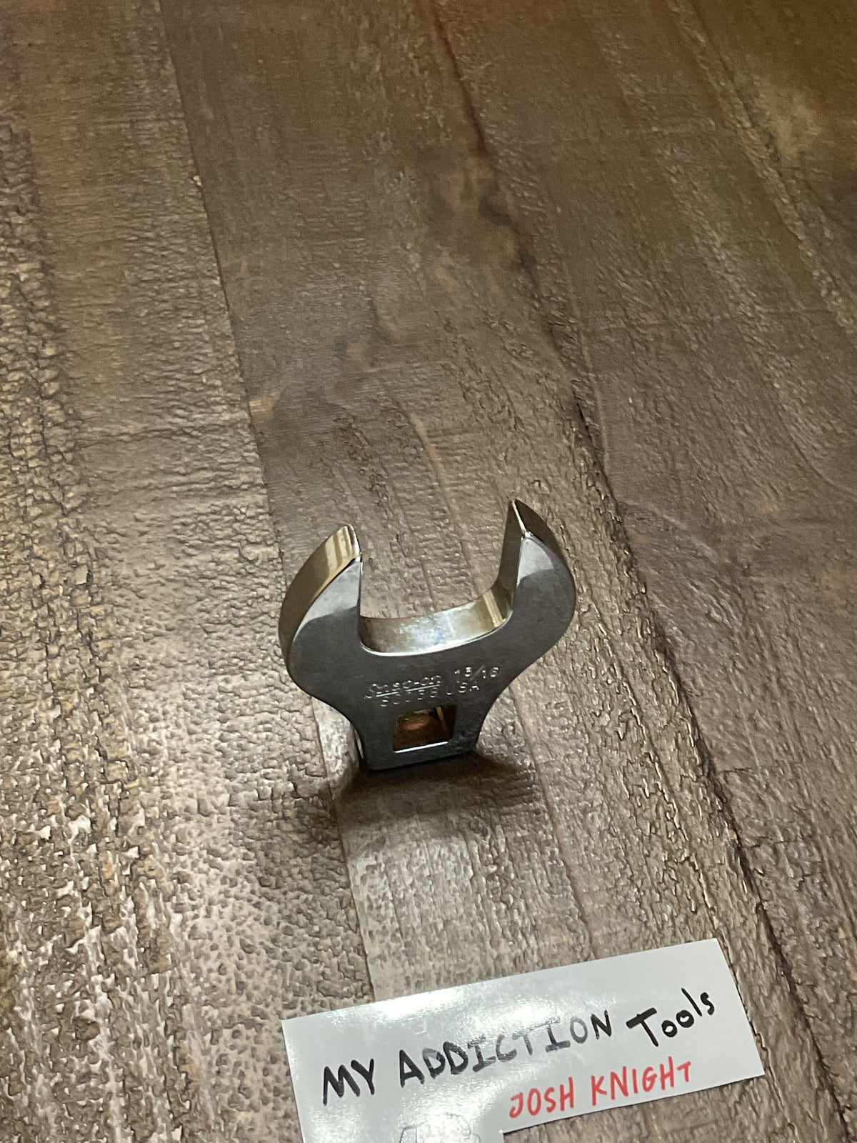 Snap on 1/2” drive SCO38 1-3/16” crows foot no owner markings