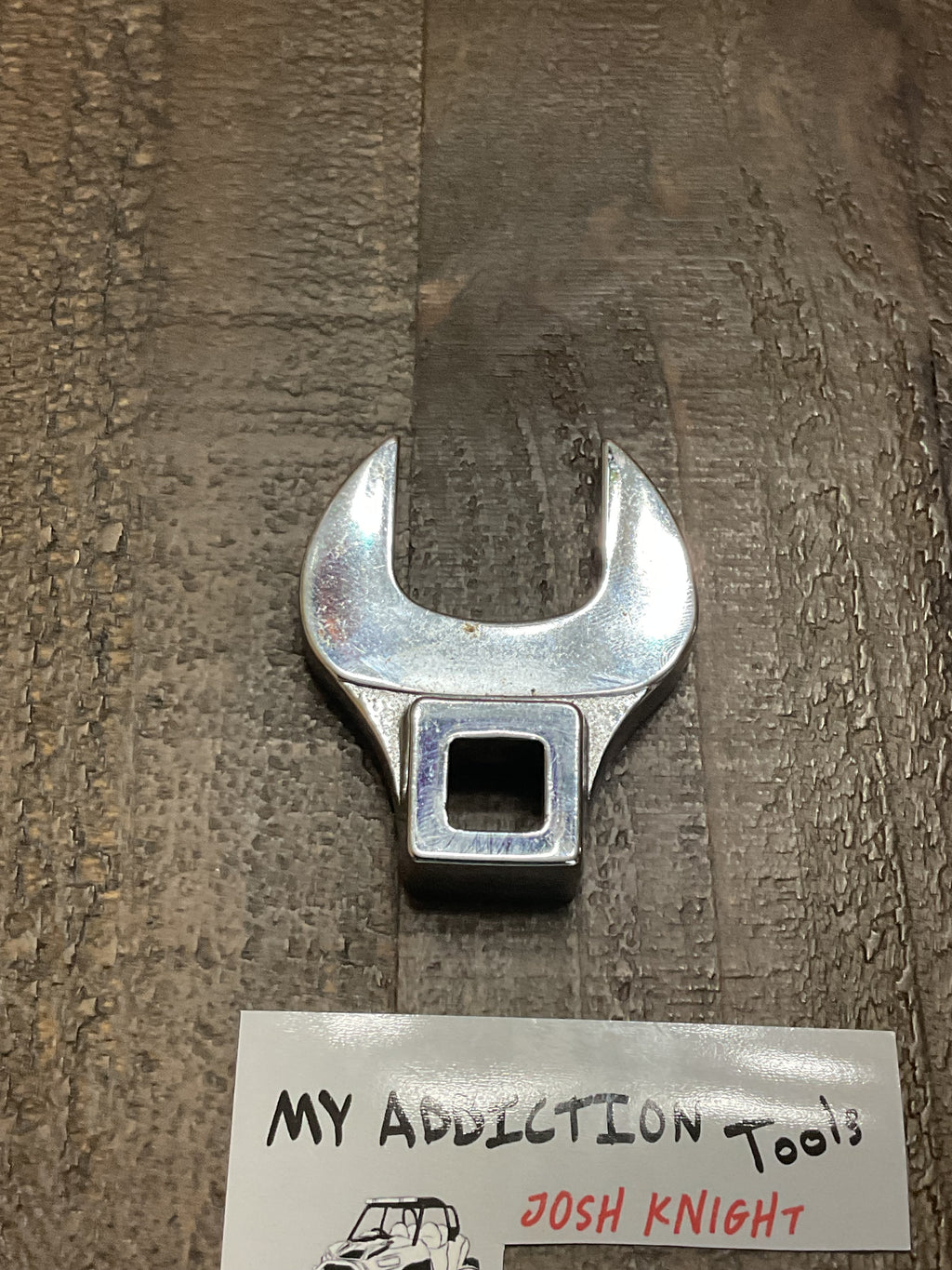 Snap on 1/2” drive SCO38 1-3/16” crows foot no owner markings