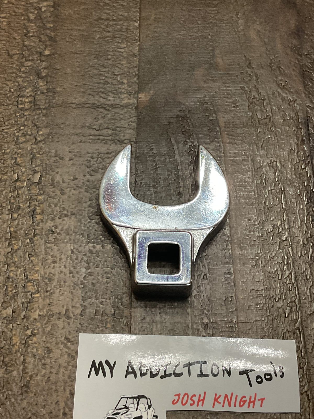 Snap on 1/2” drive SCO38 1-3/16” crows foot no owner markings